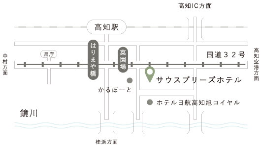 st.フェミーレ　アクセスマップ